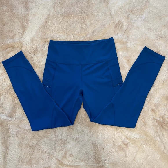 Zyia Blue Reflective Pocket Leggings, Zyia, Size 6-8 - Picture 15 of 15